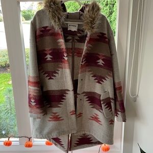 Faux fur trimmed Jacket